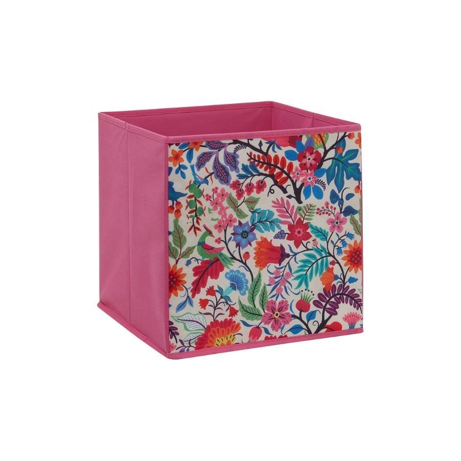 Flowers & Pink Storage Box for Guinea Pig C&C Cage - Kavee