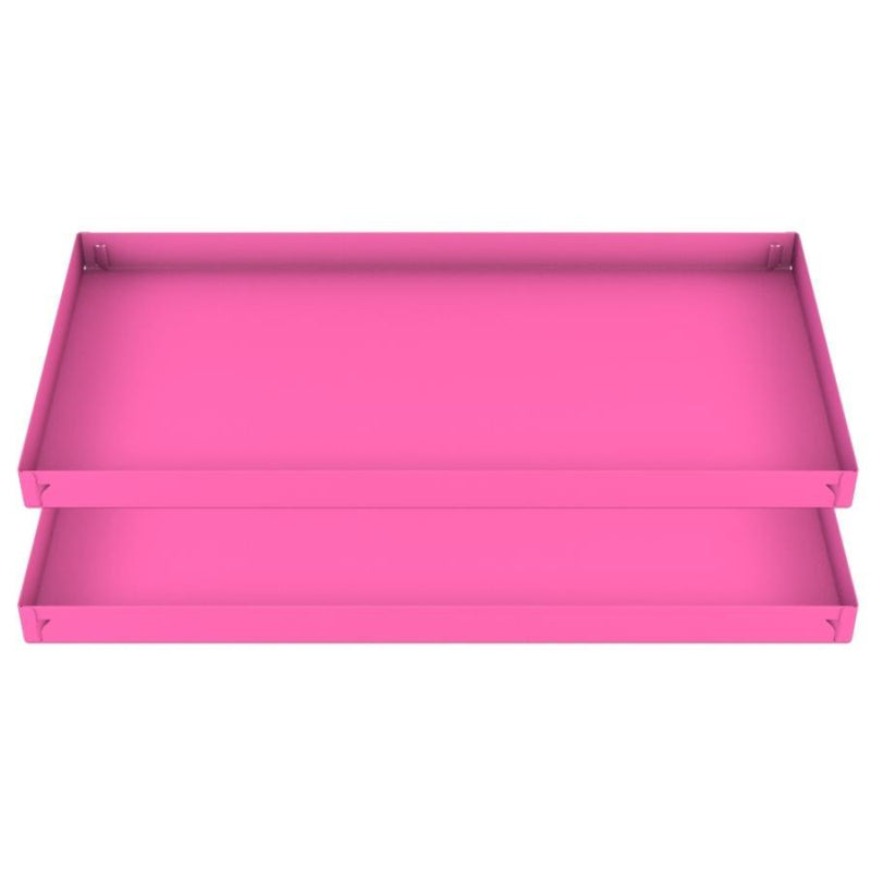two 2x4 pink coroplast sheets or corrugated plastic correx for guinea pig cage C&C cc c and c from brand kavee