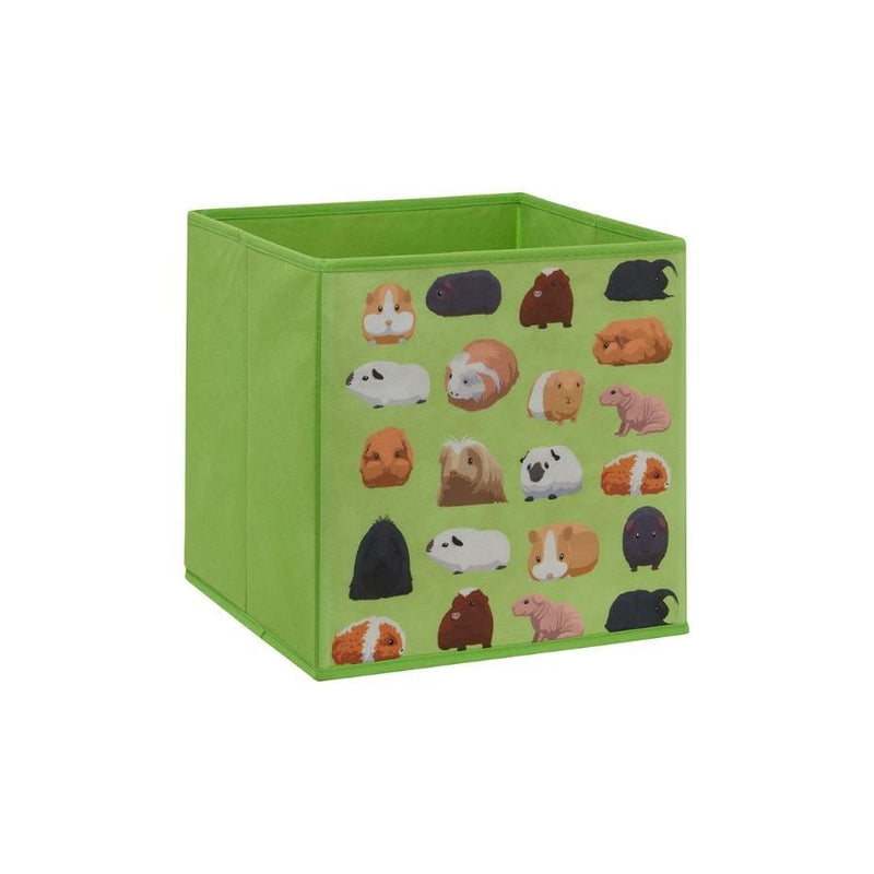 cube storage box for C&C cage kavee guinea pig pattern green usa
