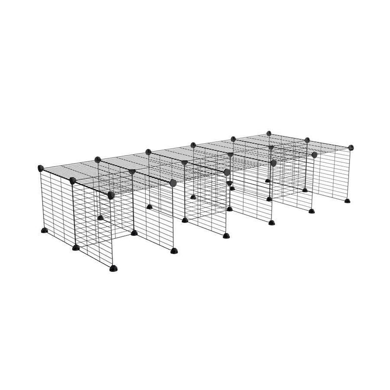 A C&C guinea pig cage stand size 5x2 with safe baby bars grids by kavee USA