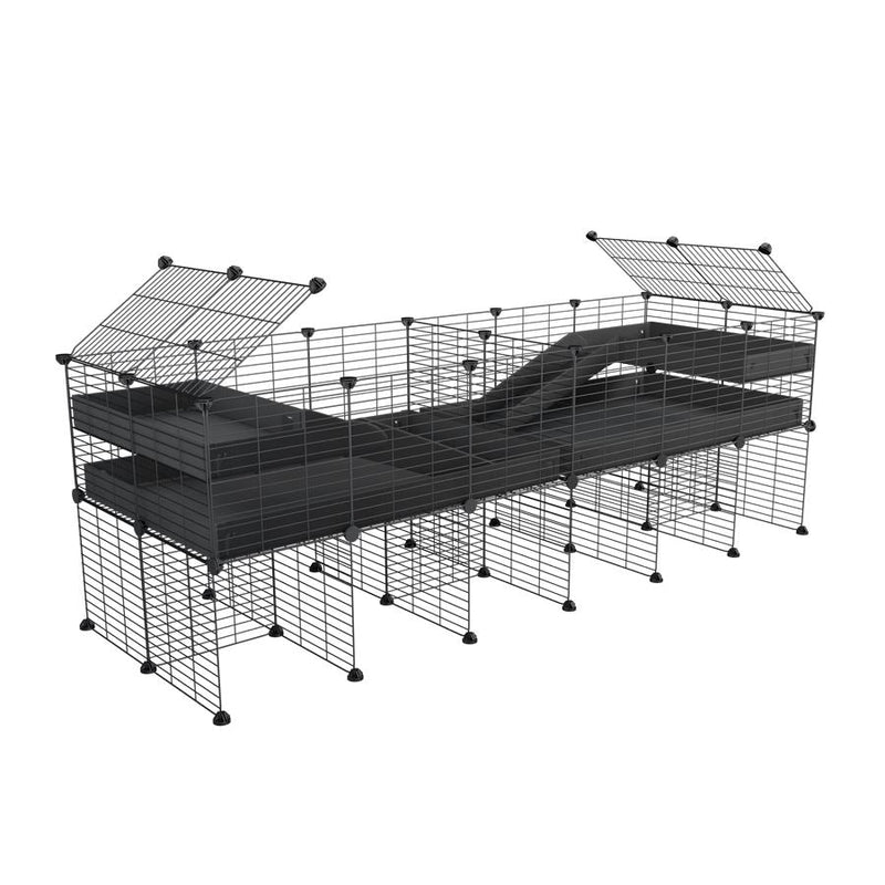 6x2 C&C Cage with Divider, Loft & Stand