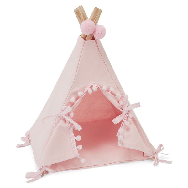 pink tipi teepee tepee tent for guinea pigs shelter accessory hidey house kavee USA