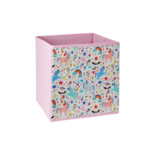 One storage box cube for guinea pig CC cage Unicorn pale pink Kavee