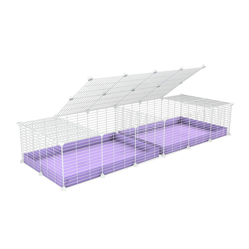 White 6x2 C&C Cage with Divider