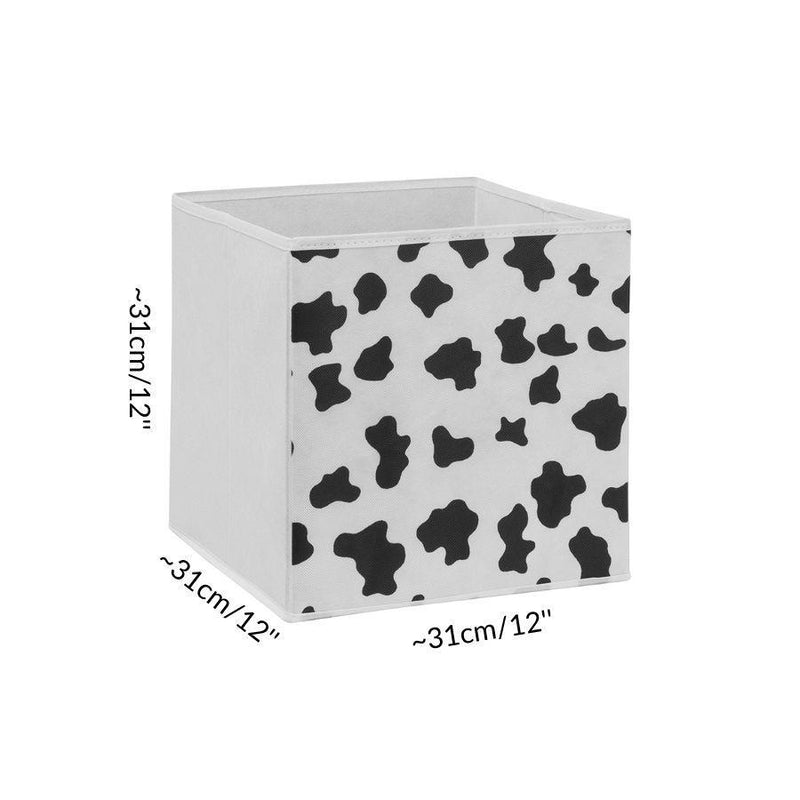 Measurements of one storage box cube for guinea pig CC cage cowprint white Kavee