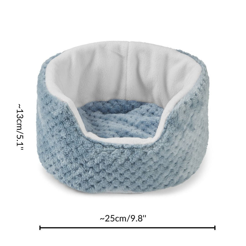 Dimensions of a guinea pig sofa bed cuddle cup blue pattern
