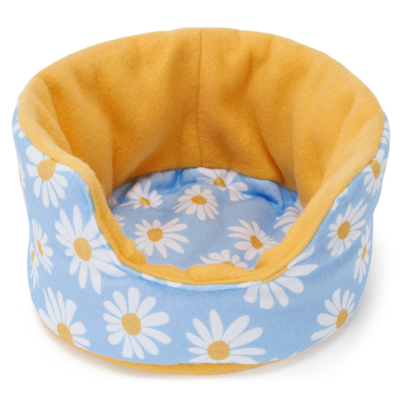 a guinea pig sofa bed cuddle cup in fleece daisy by kavee