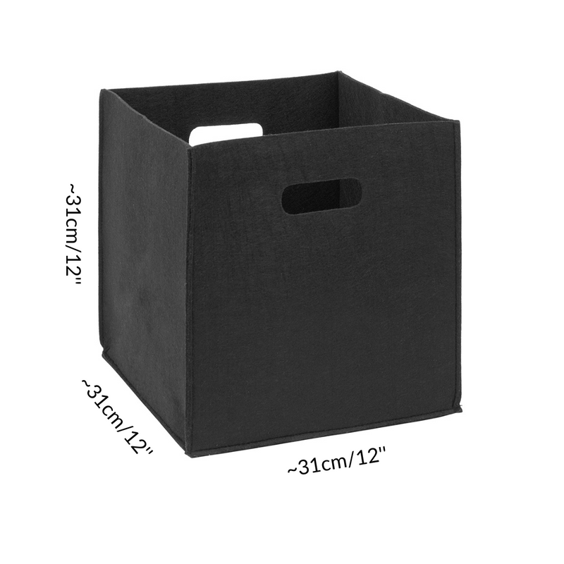 Measurements of one storage box cube for guinea pig CC cage black Kavee