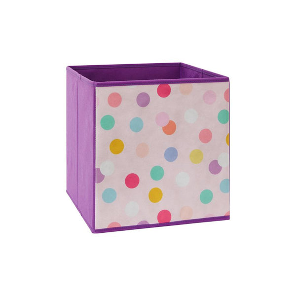 One storage box cube for guinea pig CC cage pink purple spots Kavee