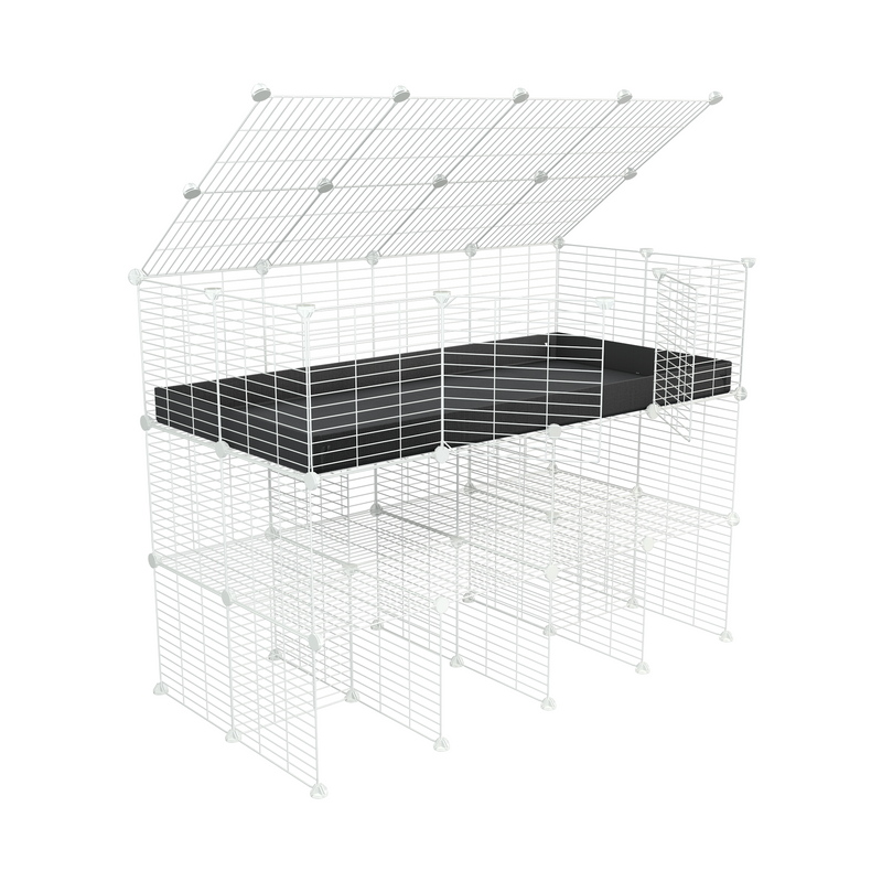 White 4x2 C&C Cage with Double Stand