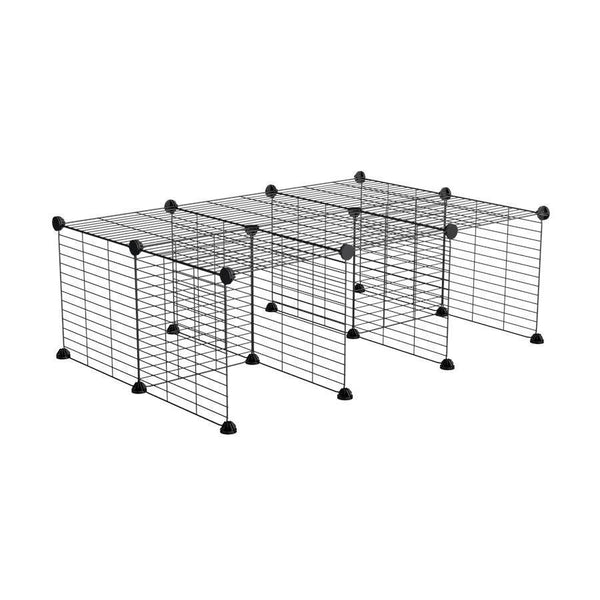 A C&C guinea pig cage stand size 3x2 with safe baby proof grids by kavee USA